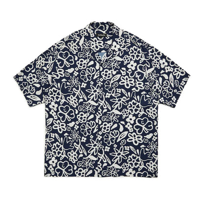 韓國 Mark Gonzales Angel Club Hawaiian Short Sleeve Shirt【MG063】