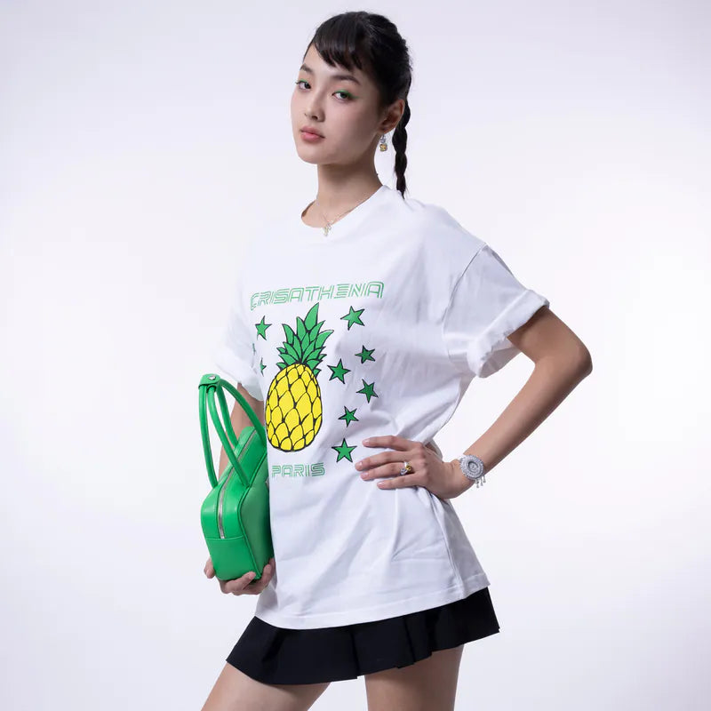 Crisathena Pineapple T-shirt【SM197】