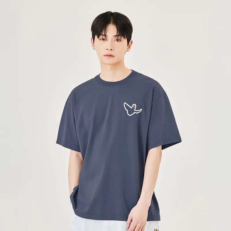 韓國 Mark Gonzales Big Angel Short Sleeve T-Shirt【MG096】