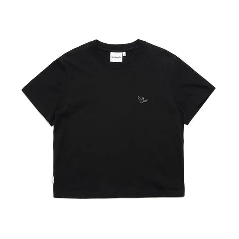 韓國 Mark Gonzales Women's Angel Wappen Crop Short Sleeve T-Shirt【MG076】