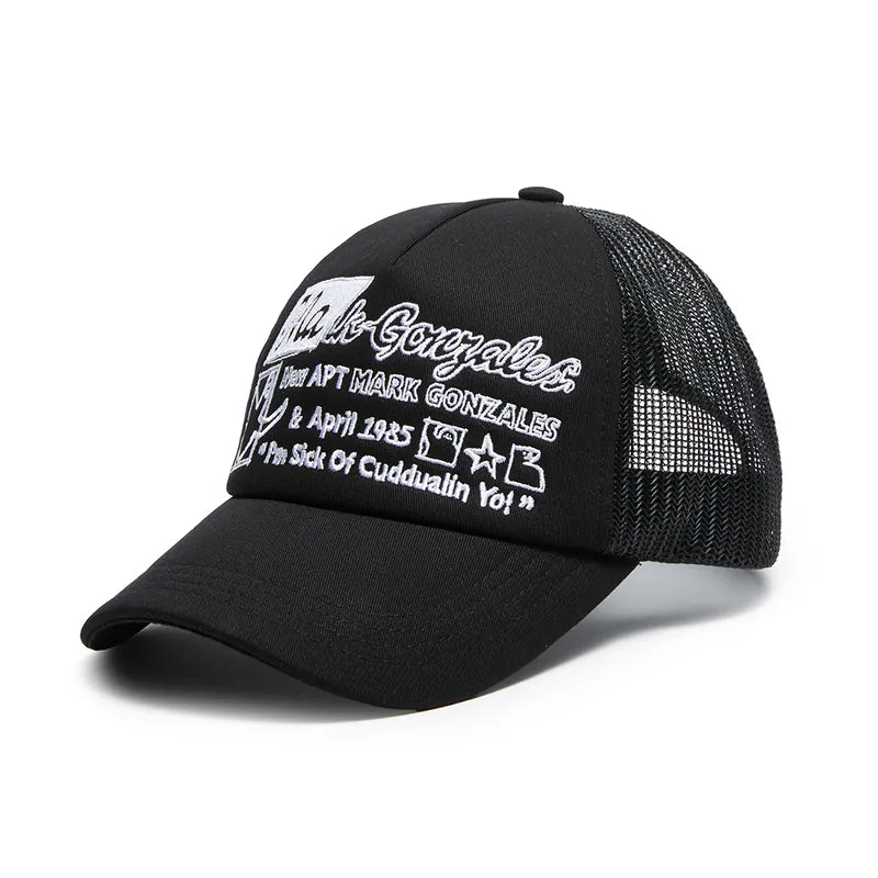 韓國 Mark Gonzales Doodle Graphic Trucker Cap【MG087】