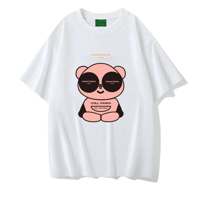 Crisathena X Chill Panda T-shirt【SM205】
