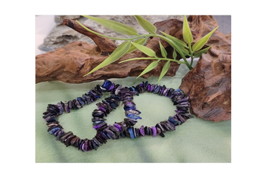 老礦帝王紫多寶隨形手串【SE869】