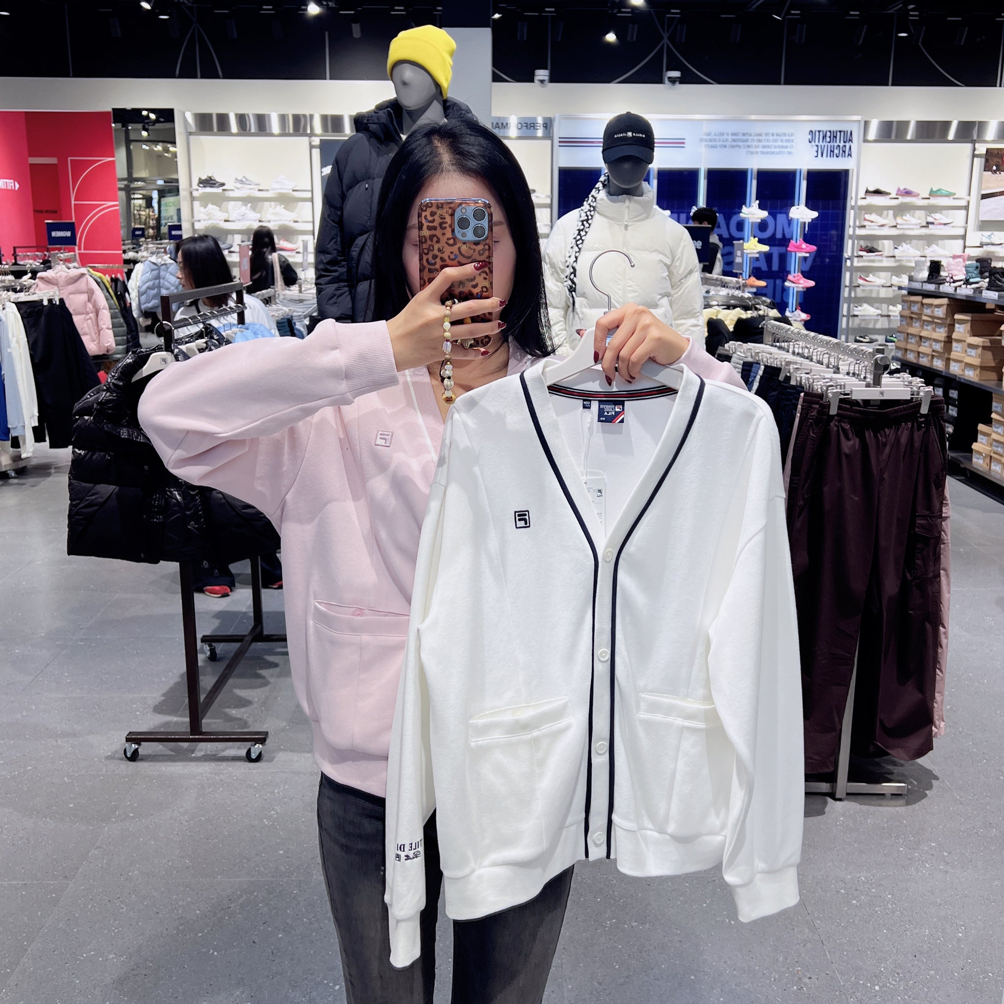 韓國 FILA Tennis Pique Sports Cardigan【FA113】