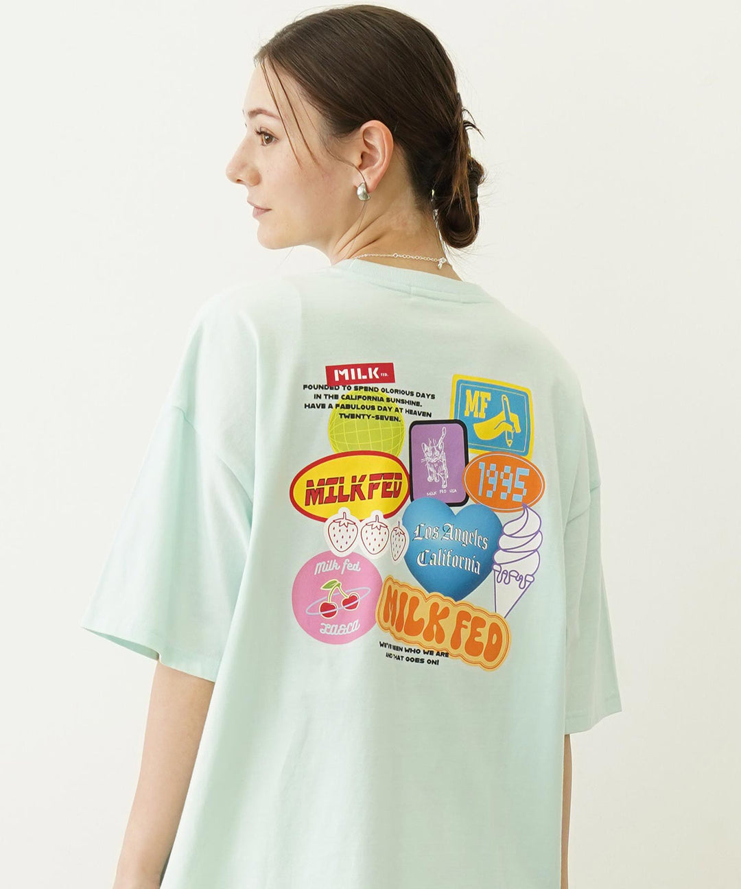 日本直送 MILKFED STICKED LOGO S/S TEE【SJ031】