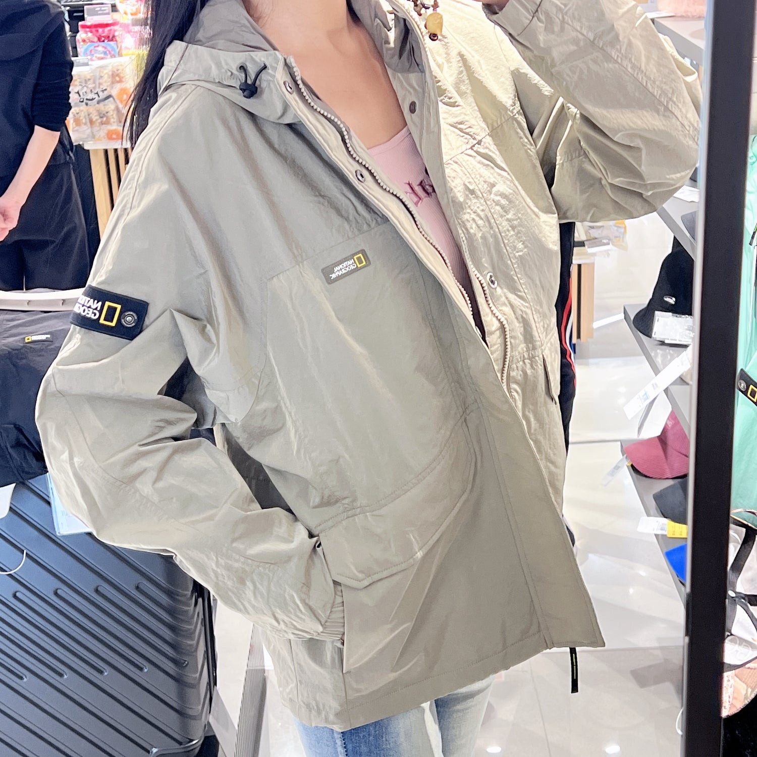 韓國 National Geographic Structured Hooded Jumper【NG134】