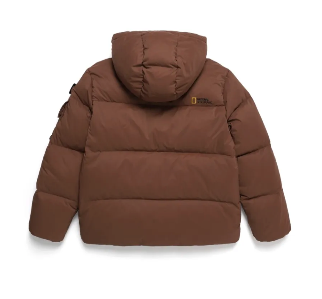 韓國 National Geographic Golden Mall Short Length Goose Hoodie Down Jumper鵝絨【NG819】