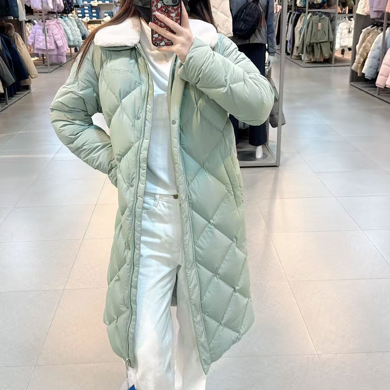 韓國 Discovery Women's Melrose Tube Lightweight Long Padding (鴨絨)【DY153】