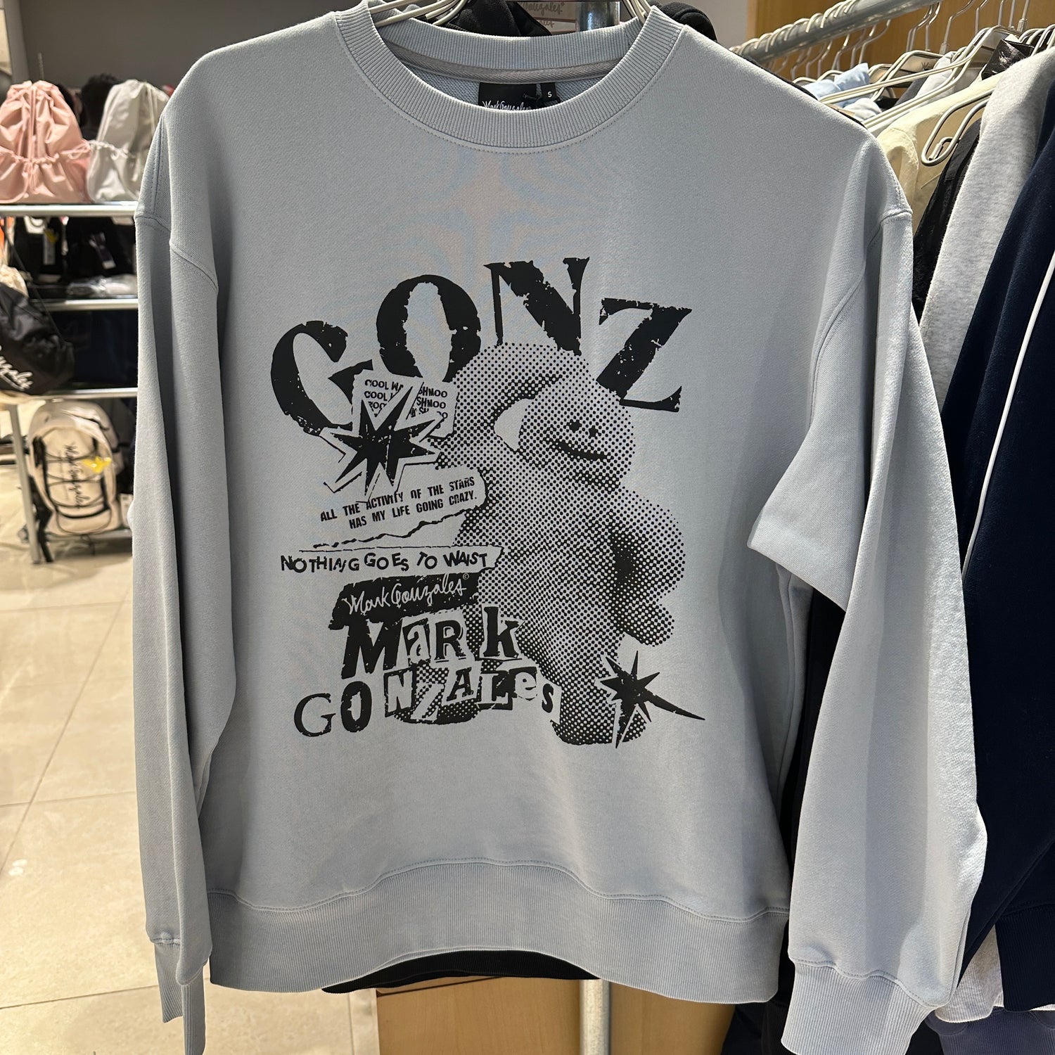 韓國 Mark Gonzales GONZ SHUMOO GRAPHIC SWEATSHIRT【MG128】