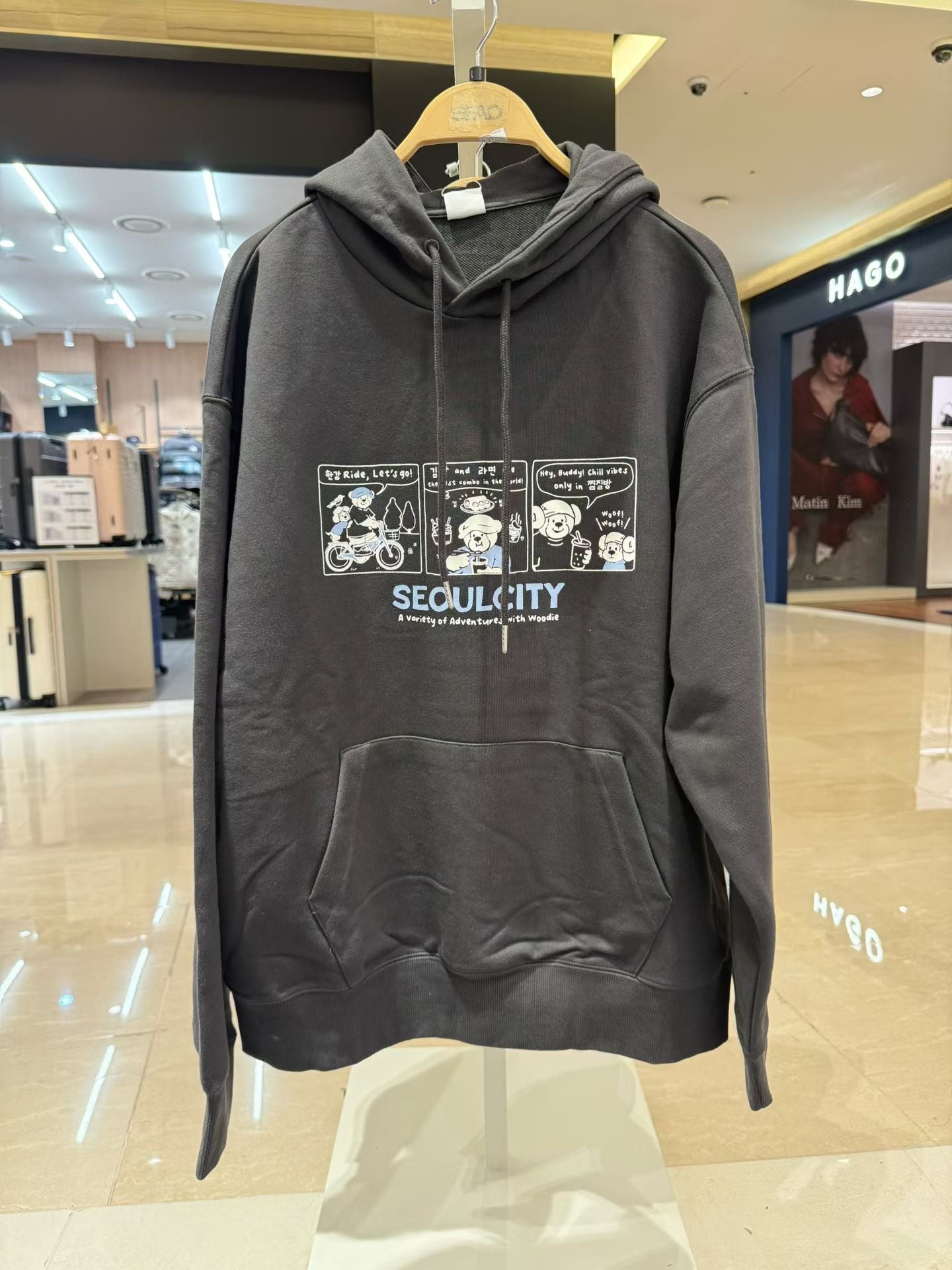 韓國 SPAO City Tour Hooded Pullover【SP271】