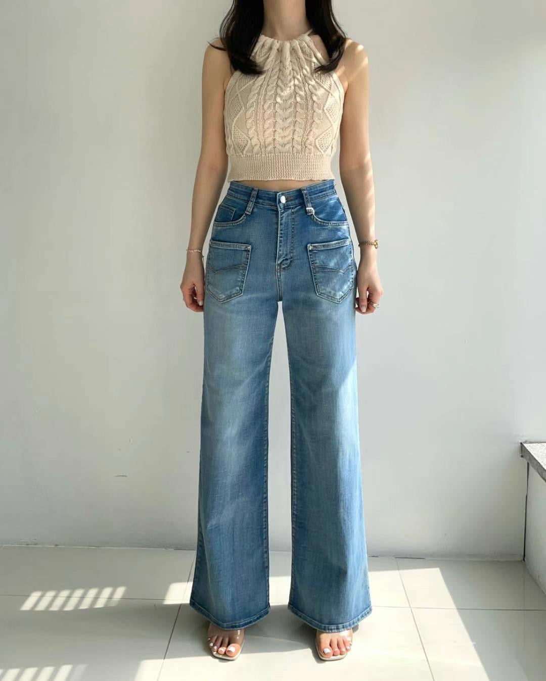 【現貨】韓國 HowLuk 牛仔褲 (夏季冰涼感)【H2067】