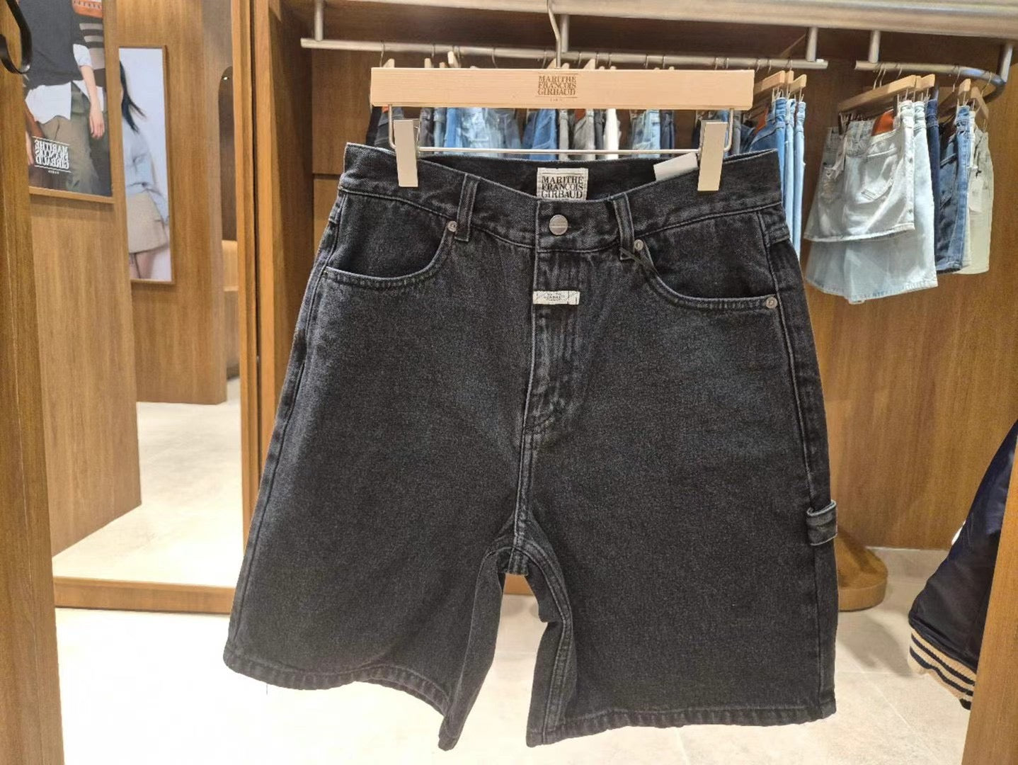 韓國 Marithe Francois Girbaud MENS CARPENTER DENIM SHORTS【MF495】