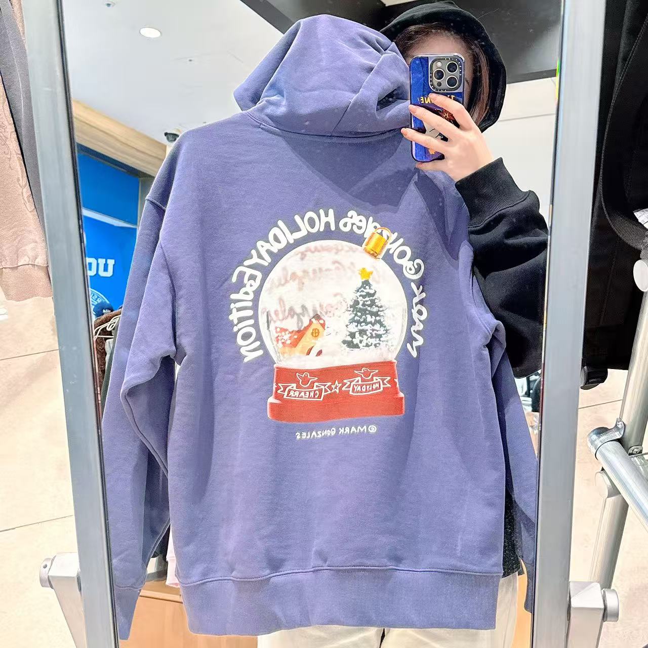 韓國 Mark Gonzales Holiday Snowball Graphic Sweat Hoodie【MG190】