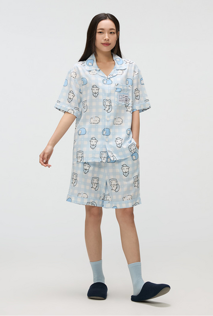 韓國 SPAO Short-sleeved pajamas【SP170】