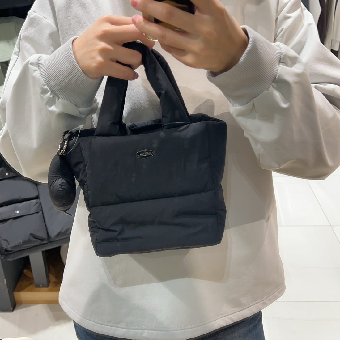 韓國 National Geographic Padded Mini Tote Bag【NG317】