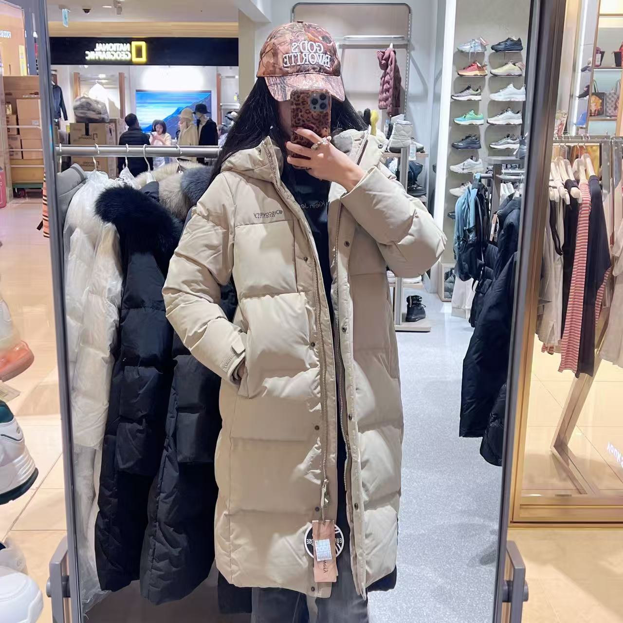 韓國 Discovery Women's Leicester G Goose Down Long Padding (鵝絨)【DY049】