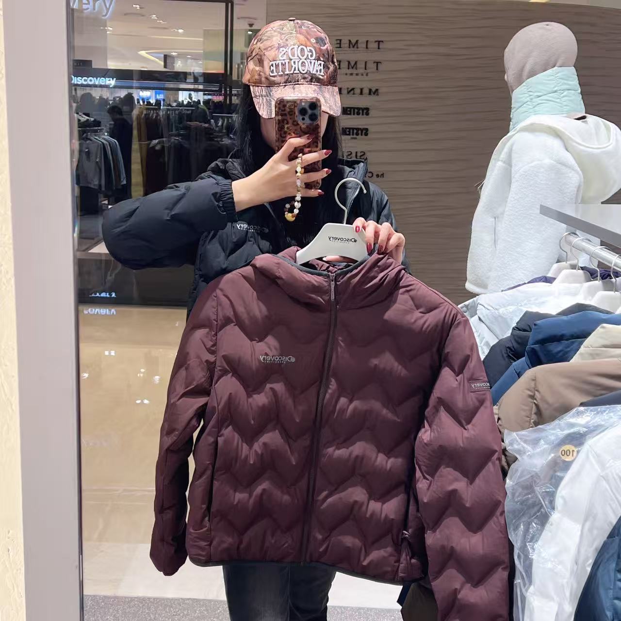 韓國 Discovery Women's Tibern Tube Goose Down Lightweight Padding (鵝絨)【DY087】