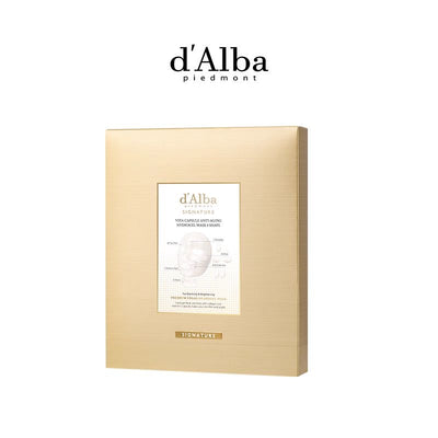 韓國 d'Alba強效緊緻彈性滋養優質純素膠原蛋白面膜【SE058】