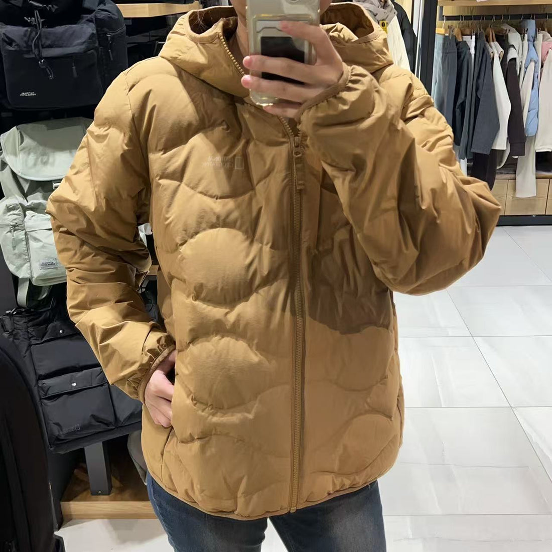 韓國 National Geographic Fowlie Hoodie Tube Duck Down Jumper (鴨絨)【NG210】