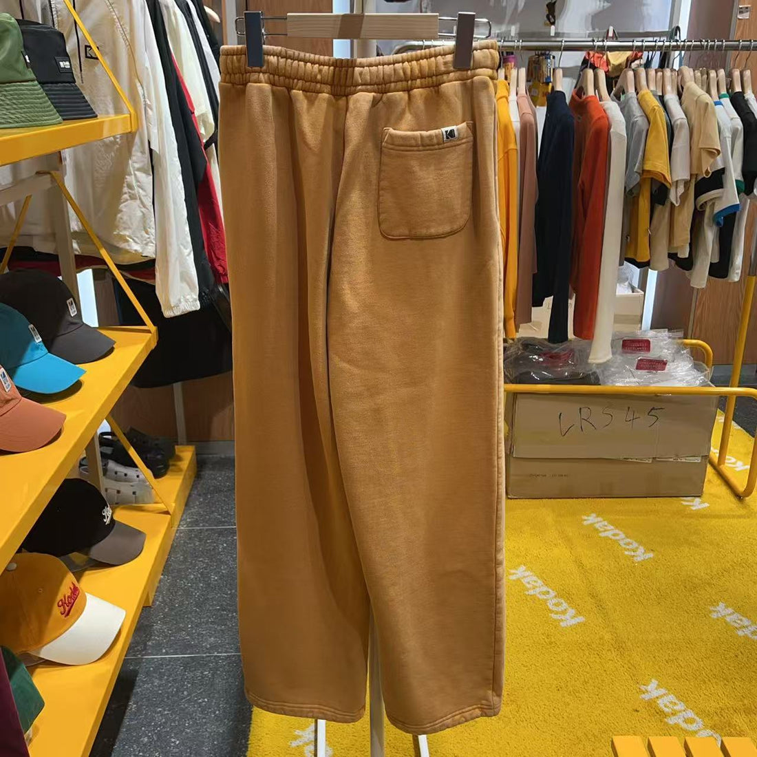 韓國 Kodak Essential Snowwashed Fleece Straight Pants【KK032】