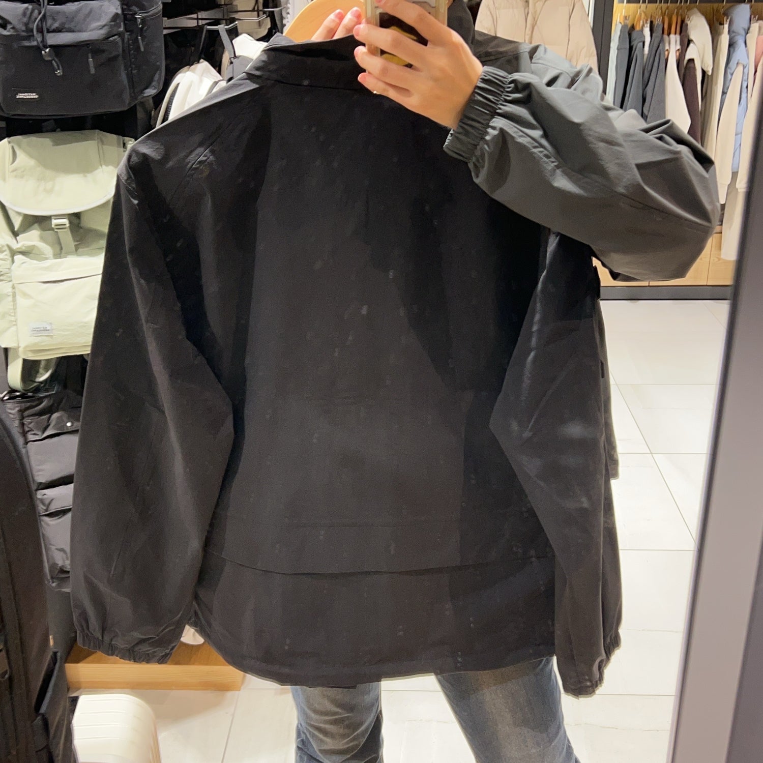 韓國 National Geographic Archelon Woven Stretch Stand Neck Zip-Up【NG313】