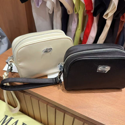 韓國 Marithe Francois Girbaud REGULAR LOGO SATIN POUCH 【MF309】