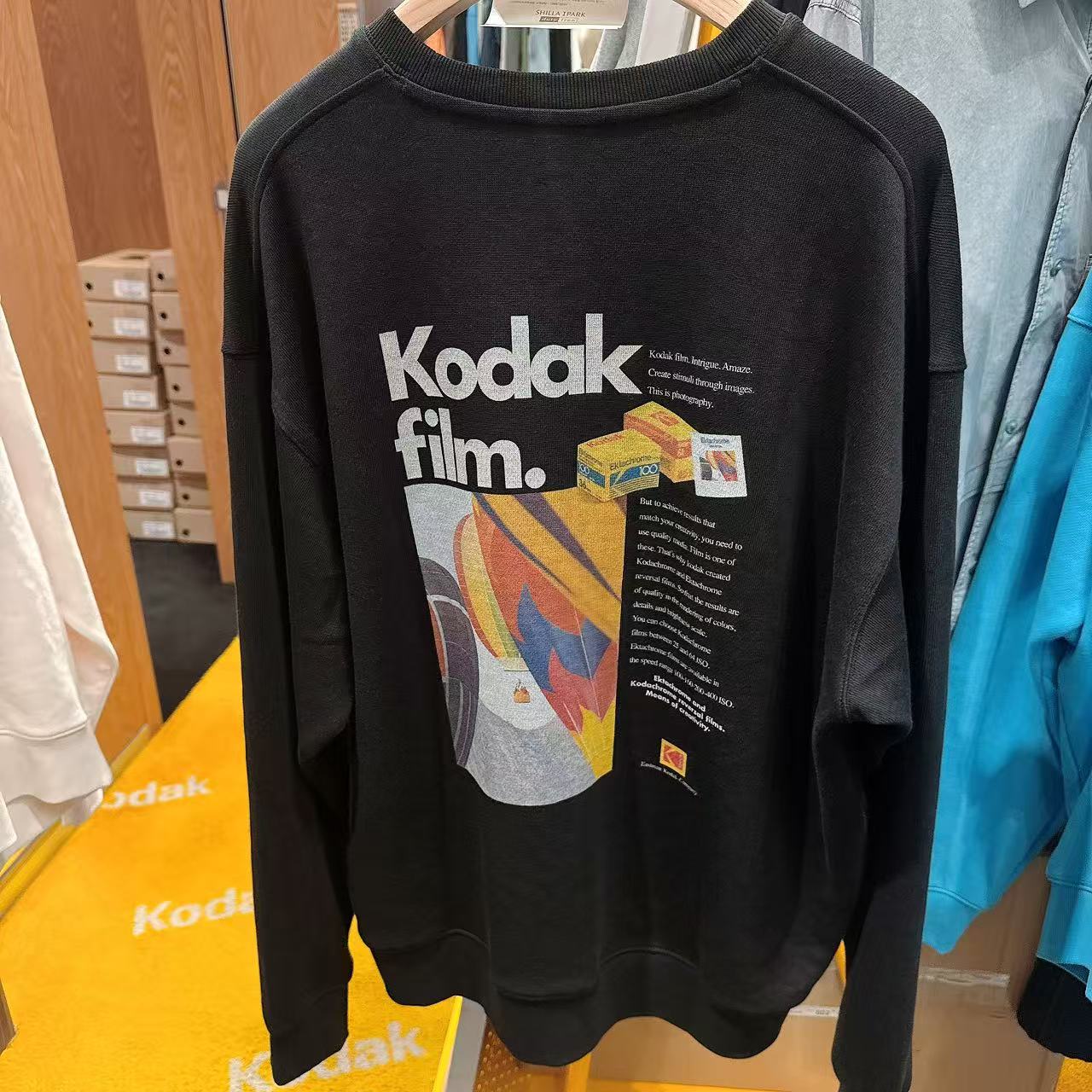韓國 Kodak Scenery Graphic Man to Man【KK034】