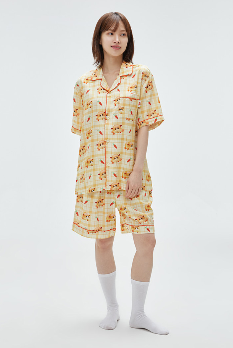 韓國 SPAO Short-sleeved pajamas【SP169】