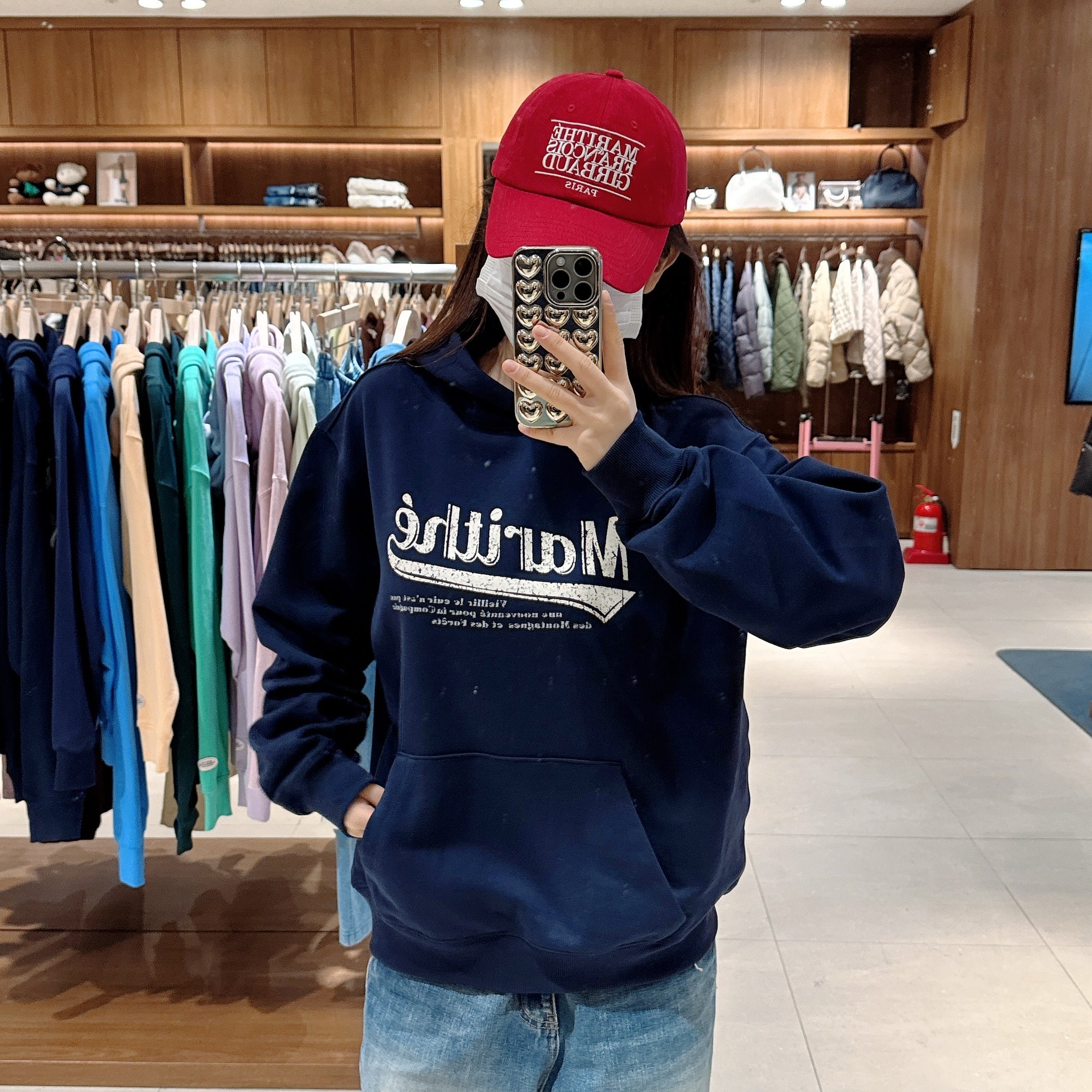 韓國 Marithe Francois Girbaud Heather Grey,Navy 【MF228】 - STT Mall HK 靚太網購