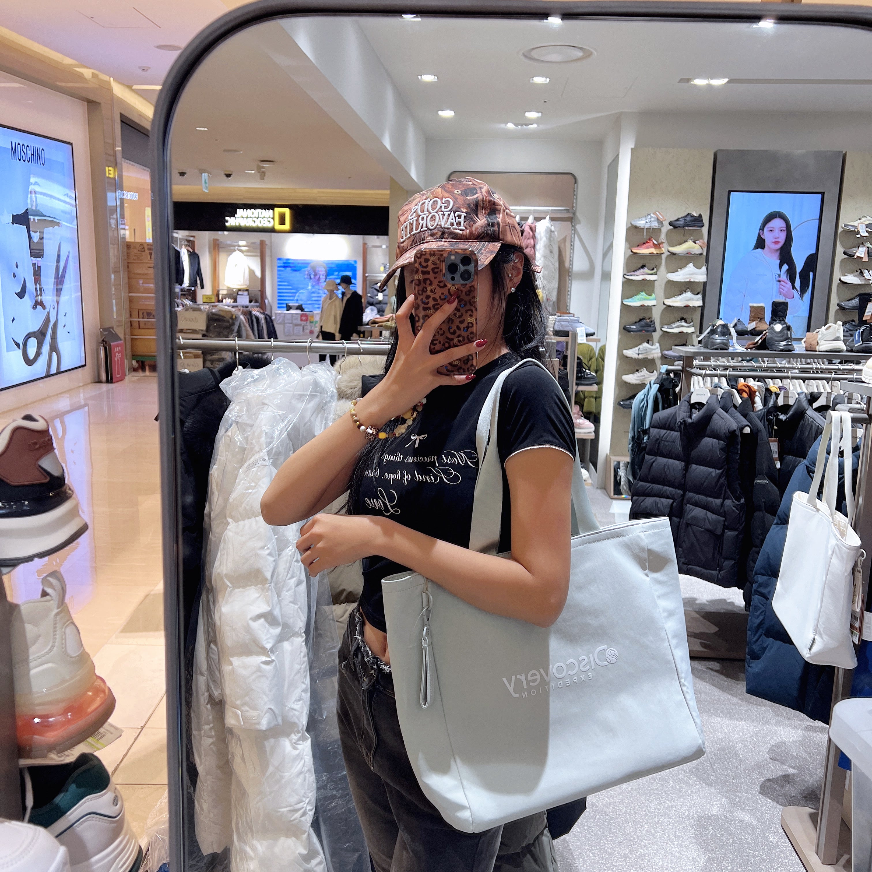 韓國 Discovery Athleisure Large Shopper Bag【DY108】