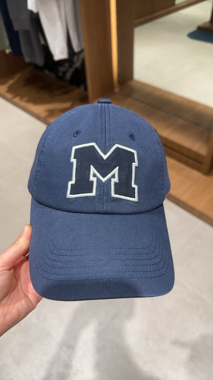 韓國 Marithe Francois Girbaud M LOGO APPLIQUE CAP【MF425】