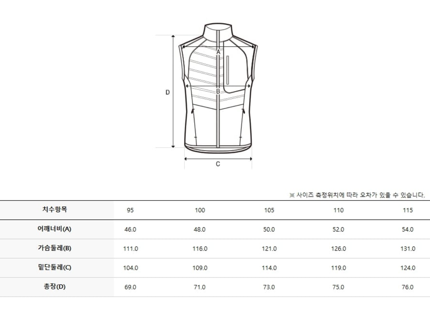 韓國 Discovery Men's Dihas Tube Down Vest【DY057】