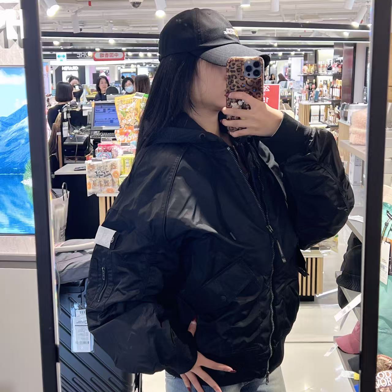 韓國 National Geographic Padded Flight Jacket【NG132】