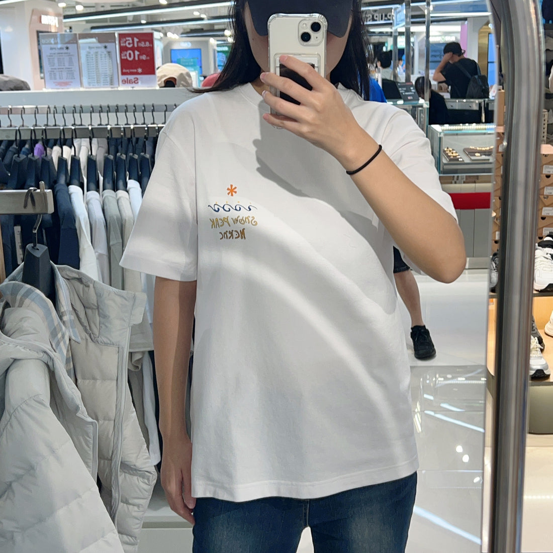 韓國 Snowpeak Lettering Short Sleeve T-Shirt【SN053】