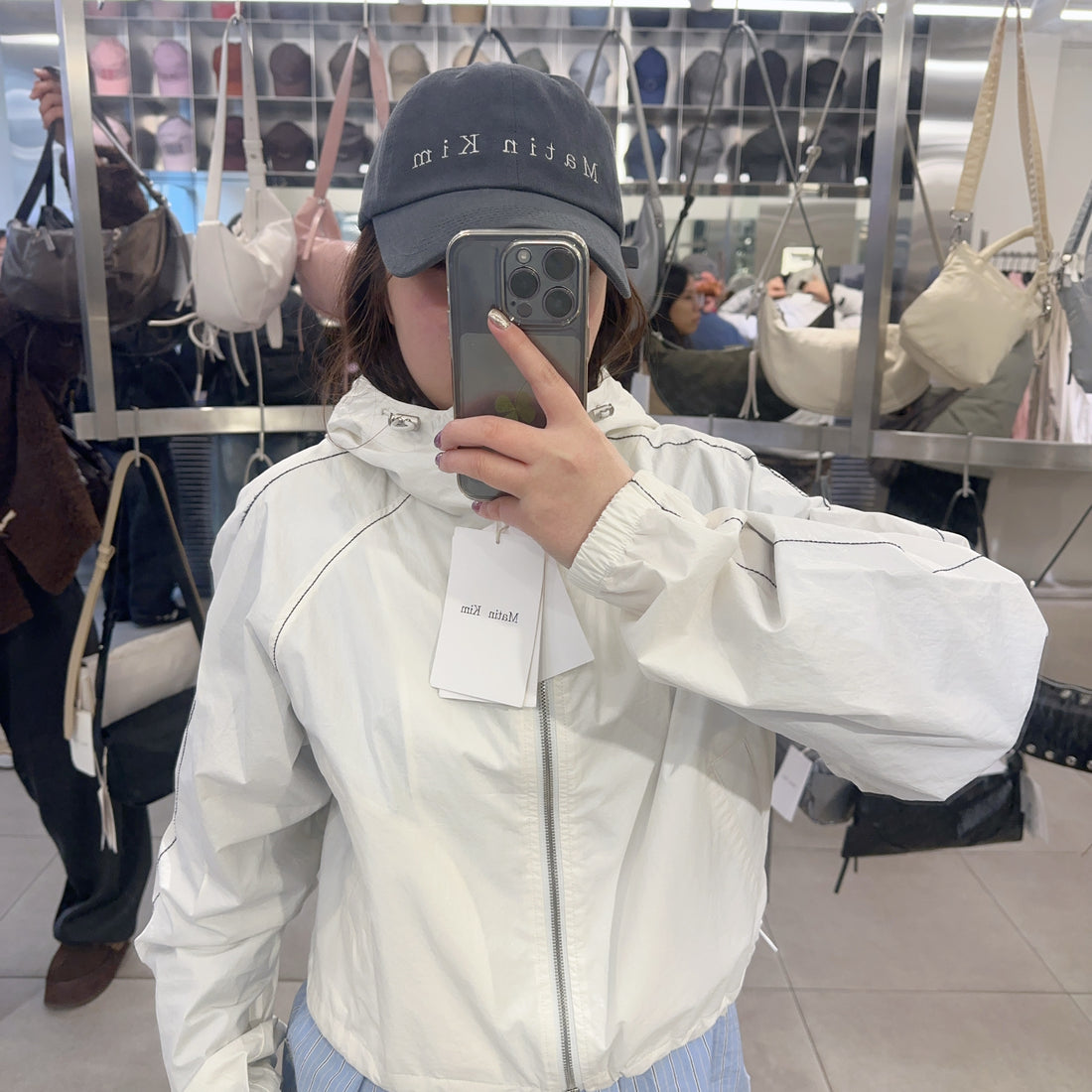 韓國 Matin Kim MATIN CROP HOODY COATING JUMPER【MK025】 - STT Mall HK 靚太網購