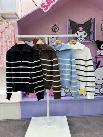 韓國 SPAO Women's Hairy Half-Zip Sweater【SP199】