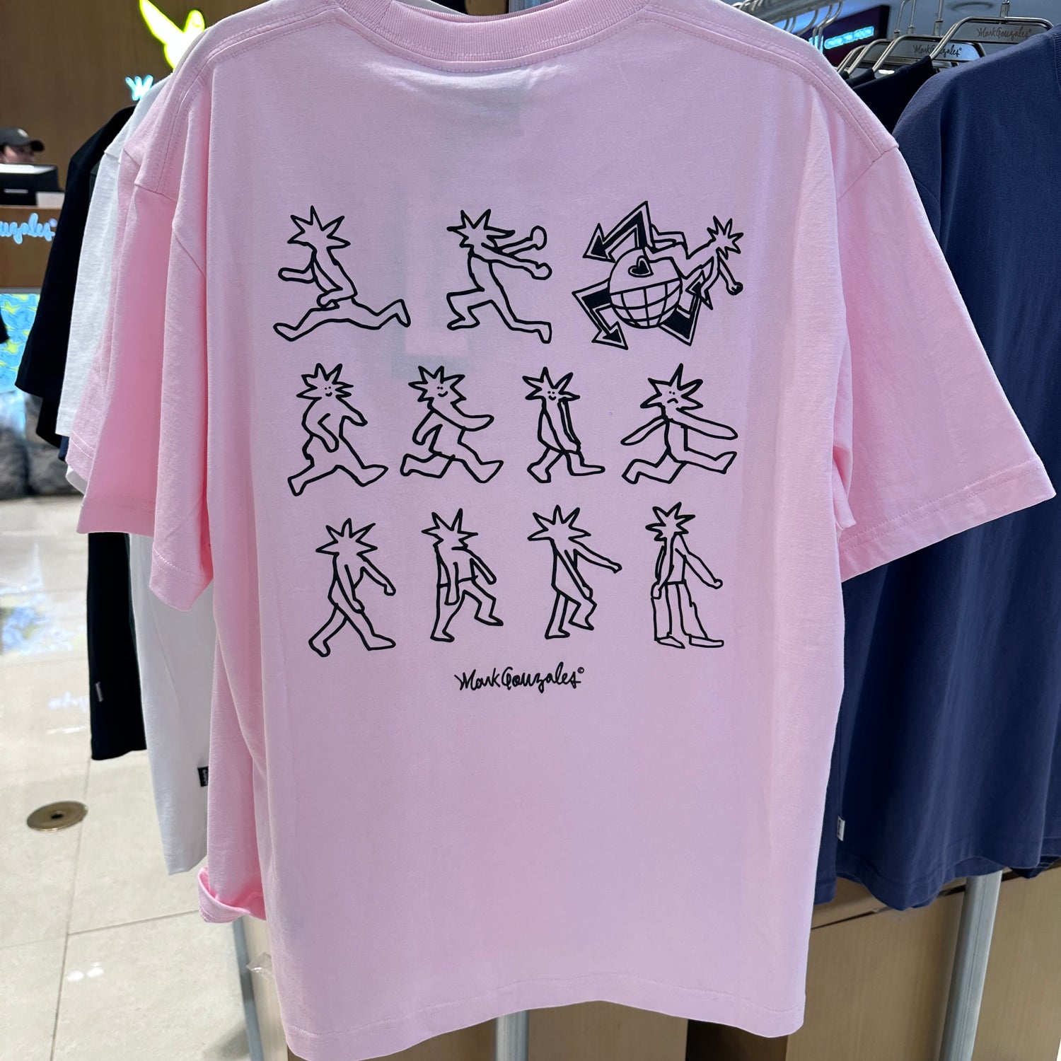 韓國 Mark Gonzales Runner Graphic Short Sleeve T-Shirt【MG111】