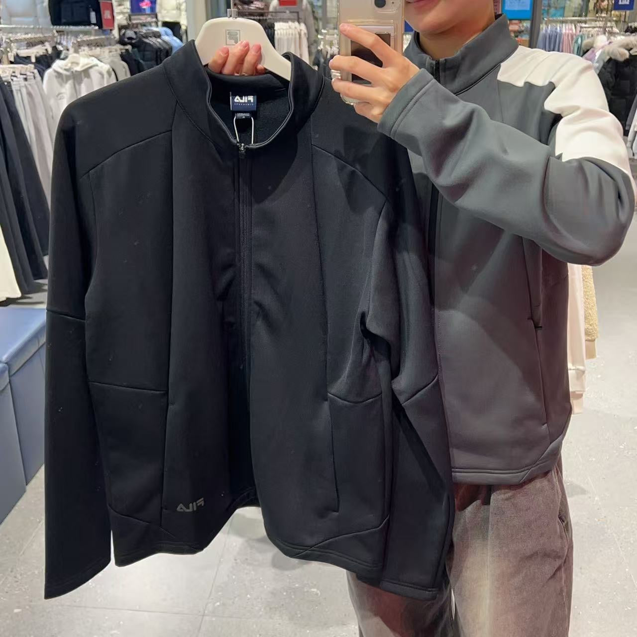 韓國 FILA Fleece Colorblock Training Jacket【FA044】