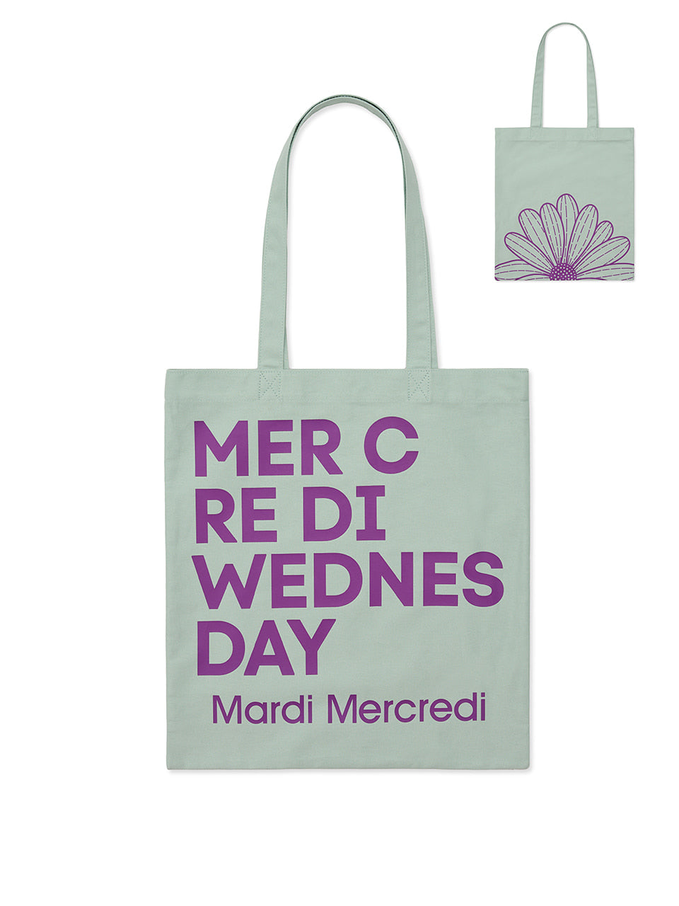 韓國 Mardi Mercredi Canvas Bag Flower Du Mercredi【MM289】