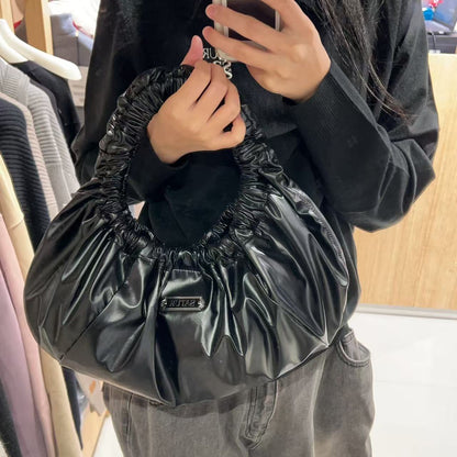 韓國 Satur Scrunchie Medium Shoulder Bag【SR158】
