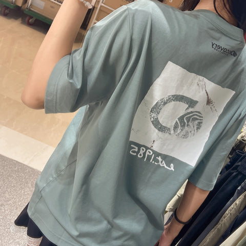 韓國 Discovery Freshvent Washing Box Logo Short-Sleeve T-Shirt【DY037】