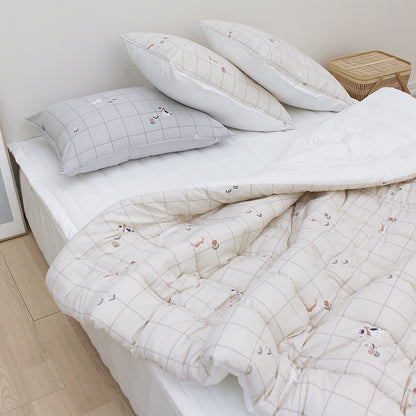 韓國 格紋散步萌萌犬【SM405】