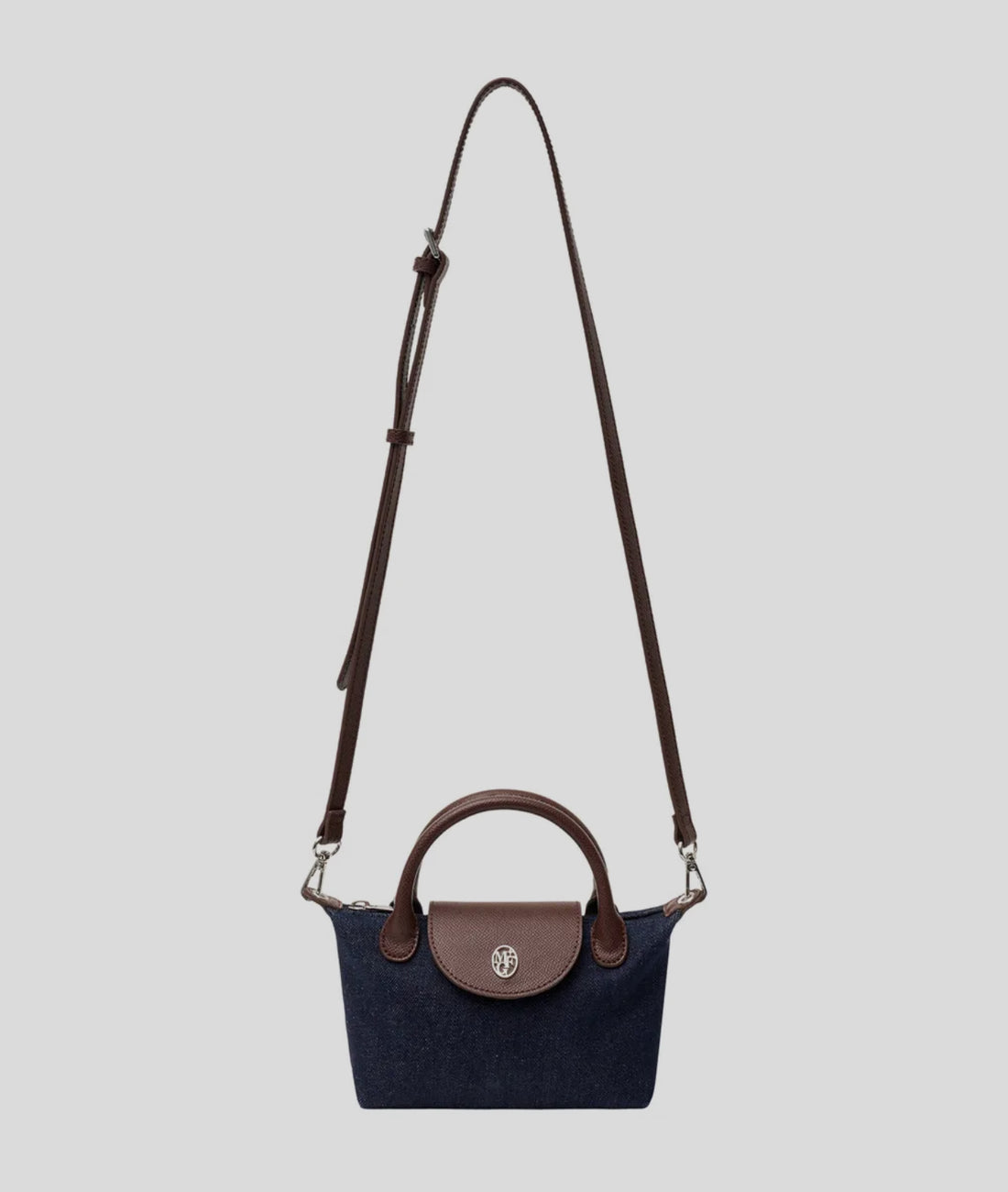 韓國 Marithe Francois Girbaud CIRCLE LOGO MINI TOTE BAG【MF598】