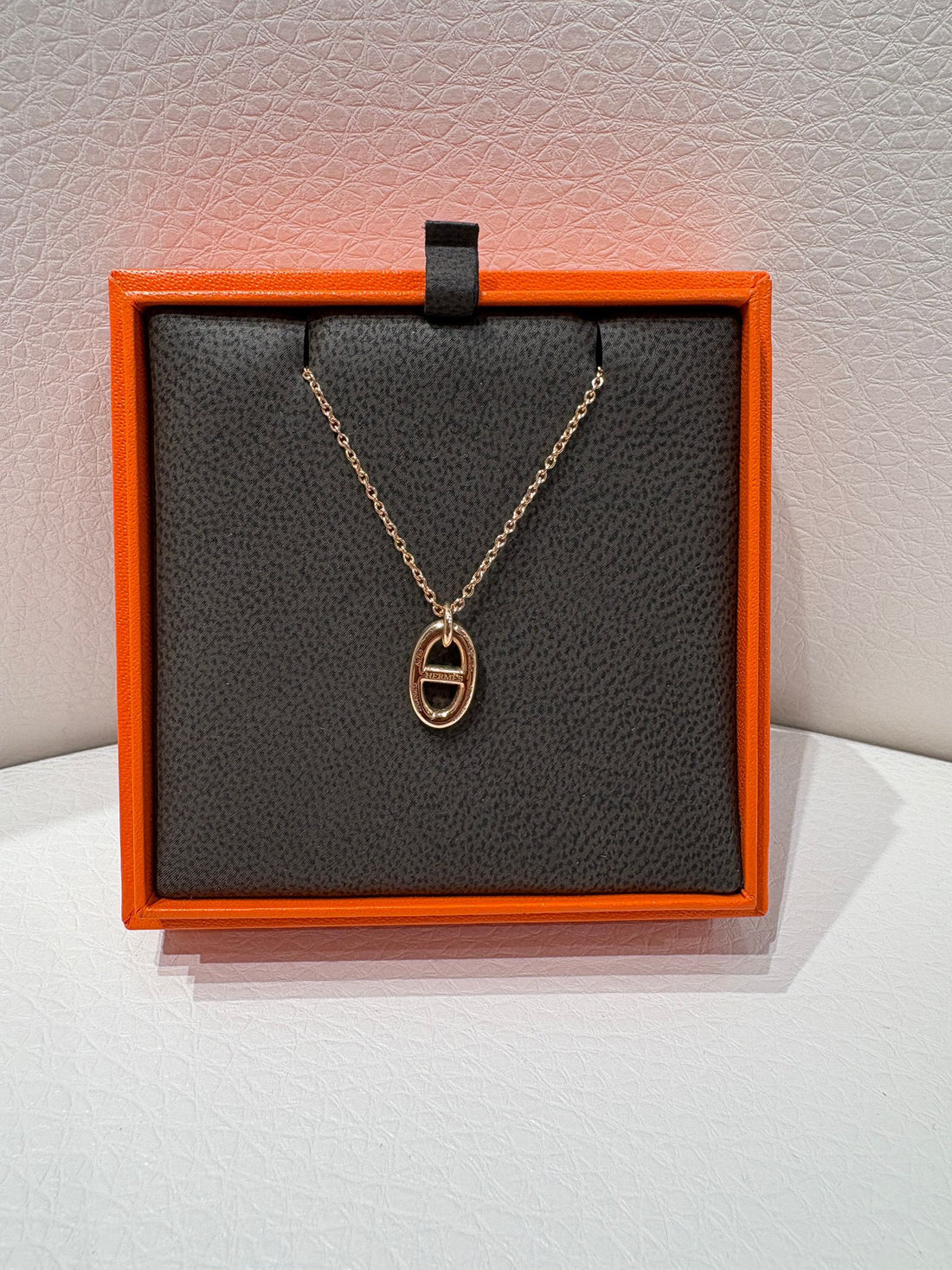 99新Hermes 金色豬鼻頸鏈  訂金 $500 總售價 $6688【JS467】