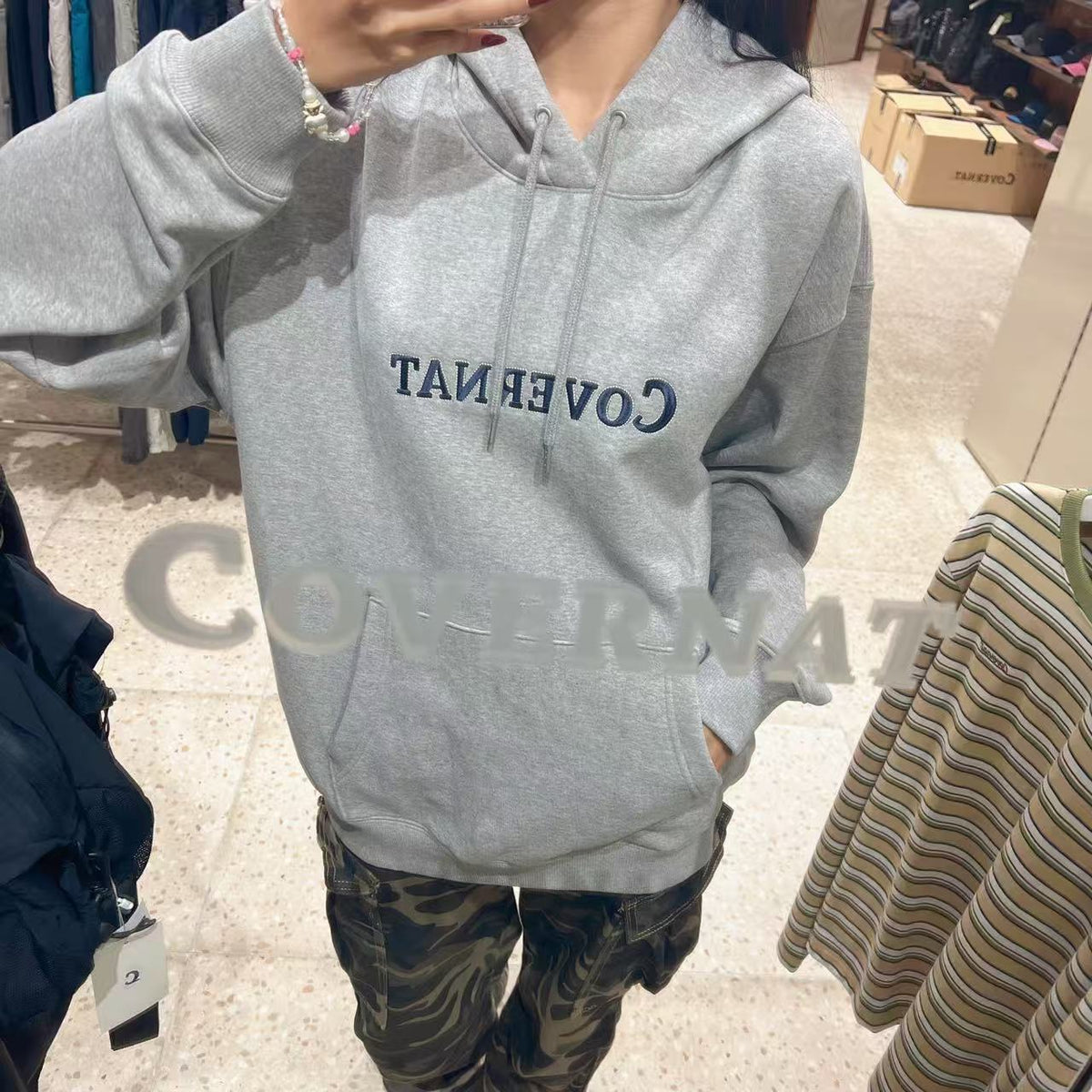 韓國 Covernat Center Authentic Hoodie【CO041】