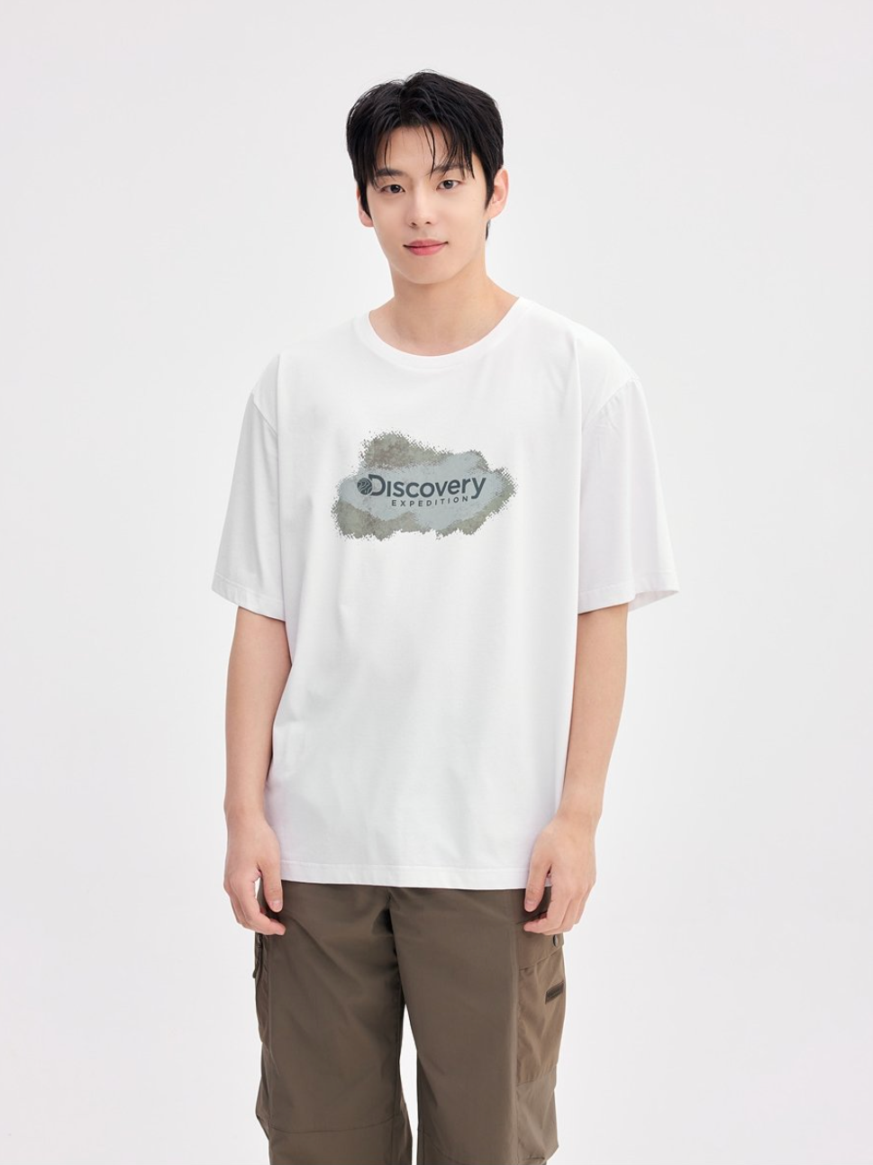 韓國 Discovery Fresh Event Washing Splash Graphic Short Sleeve T-Shirt凉爽防晒面料【DY023】