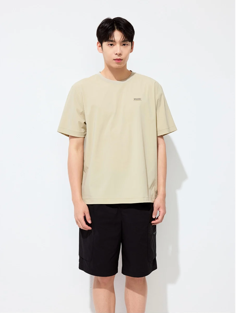 韓國 Discovery Freshvent Woven Essential Short Sleeve T-shirt凉爽防晒面料【DY030】