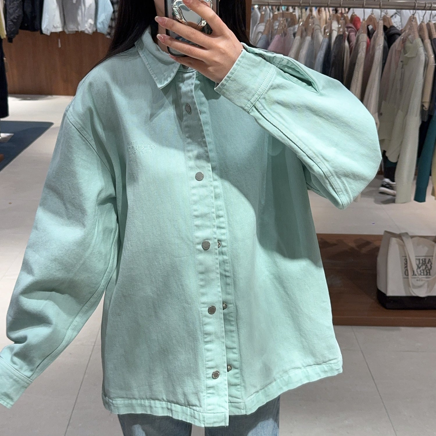 韓國 Marithe Francois Girbaud COULEUR DYED DENIM SHIRT JACKET【MF377】