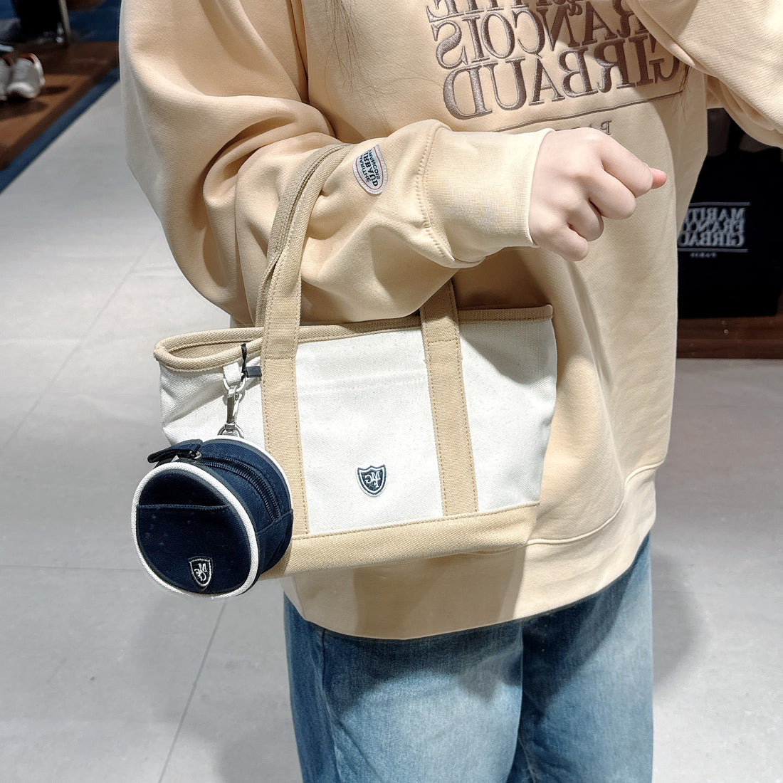 韓國 Marithe Francois Girbaud Mini Tote Bag 【MF273】