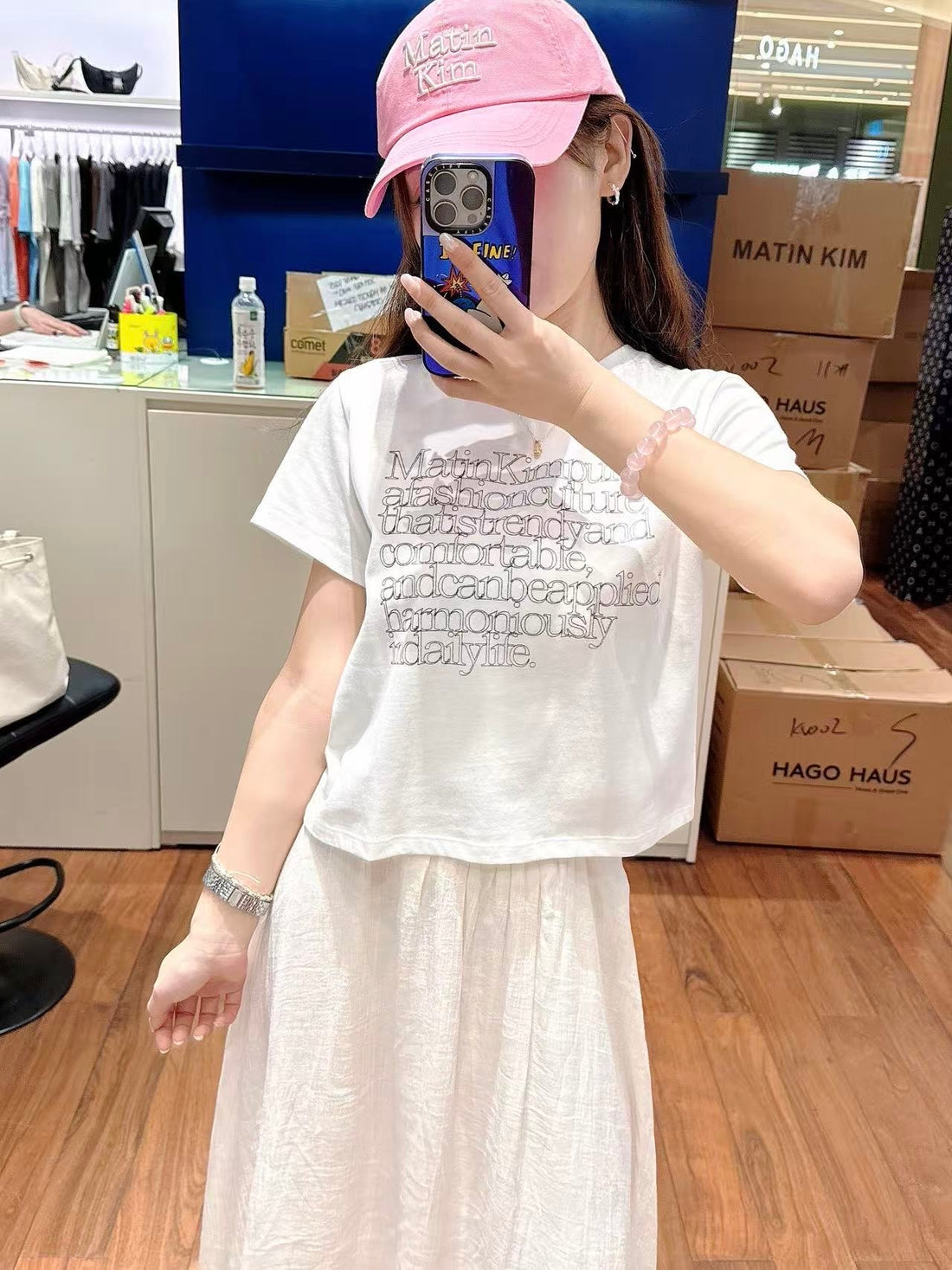韓國 MK Crop T-Shirt【MK003】
